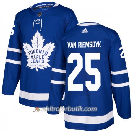 Män Ishockey Toronto Maple Leafs Tröja James van Riemsdyk 25 Adidas 2017-2018 Blå Authentic